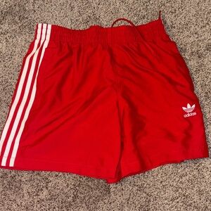 Adidas Men's Bold Red Athletic swimsuit